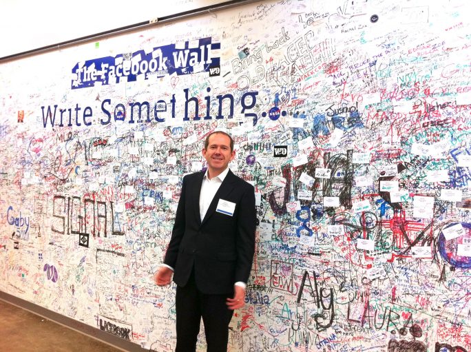Our co-founder at Facebook
