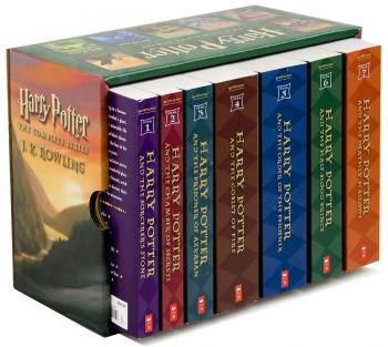 Harry Potter books. Harry Potter books.